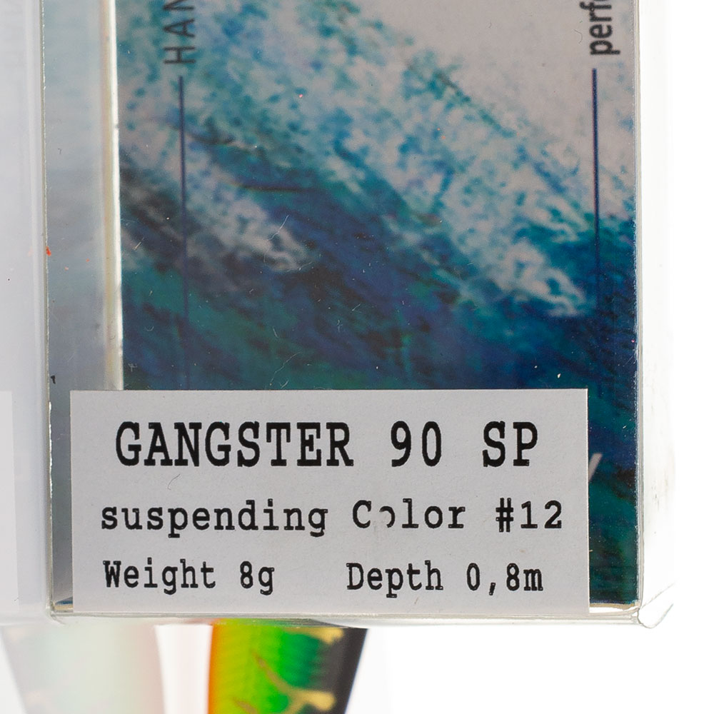 Воблер GANGSTER 90mm 8g col.12 (suspending) 2